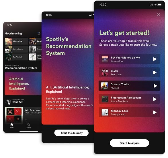 Select a track